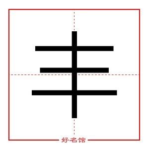 丰字五行|丰多少画